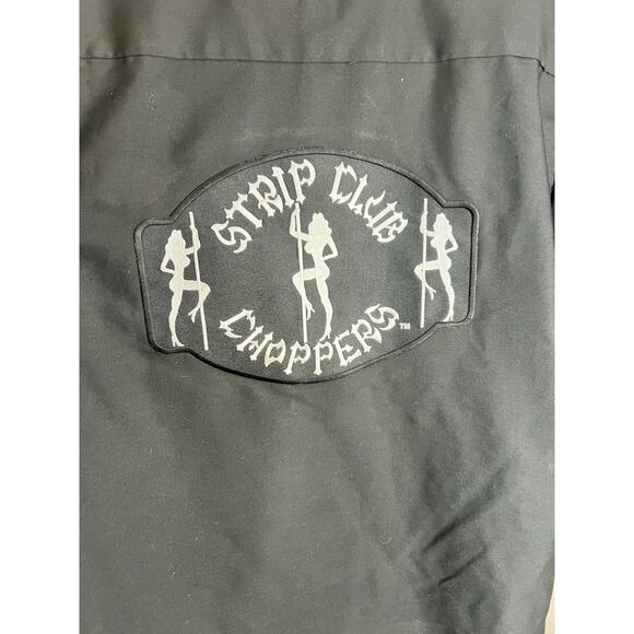Throttle Threads Men’s Large Strip Club Choppers Shirt Talent Scout Black Street - Picture 12 of 13